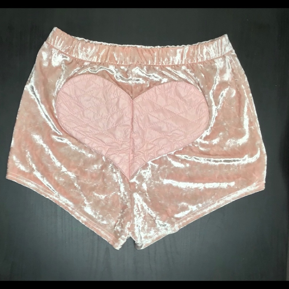 24Hrs Velvet Crush Heart Shorts